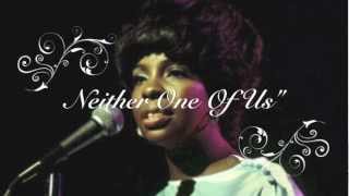 Gladys Knight amp The Pips Neither One of Us with Lyrics [upl. by Wincer]