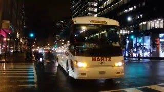 MARTZ Trailways 2008 MCI D4505 9523 on MTA 650 Route [upl. by Eivi921]