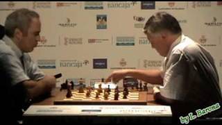 Kasparov 62 Karpov  Valencia 2009 day 3 Blitz video 2 [upl. by Greeley]