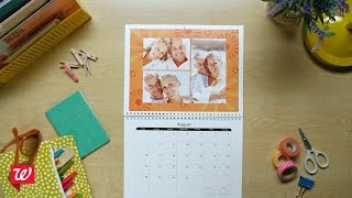 Create Personalized Wall Calendars at Walgreens [upl. by Rawdan813]