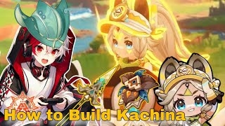 HINDI How to Build Kachina explaining Talents  weapon  artifacts in Genshin impact by AshGaming [upl. by Ahsenrat332]