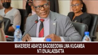 Makerere Abayizi bagobeddwa lwa kugamba nti enjala ebaluma [upl. by Lebazej750]