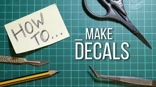 HOW TO make waterslide decals for diecast and model cars [upl. by Ahsirhcal]