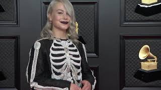 Phoebe Bridgers on the Red Carpet I 2021 Annual GRAMMY Awards [upl. by Grove]