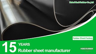 rubber sheet manufacturing factory with 15 years of experience [upl. by Aitra]