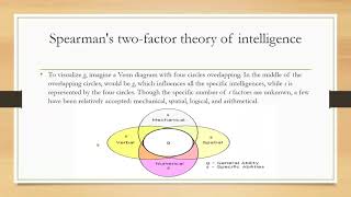 Intelligence Psychometric Approaches Part1 [upl. by Innep]