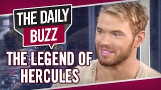 Kellan Lutz Stars As quotHerculesquot In quotThe Legend Of Herculesquot The Daily Buzz [upl. by Aihsinat]