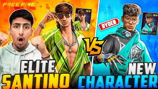 Elite Santino Vs New Character Ryden🤣😍Free Fire India [upl. by Nyrrek]