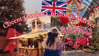 VLOGMAS3 🎄🎅 Covent Garden Christmas Market  Mike Juggles Unicycle Trick Artist Comedy Performer [upl. by Enotna685]