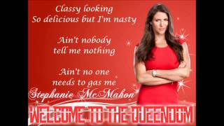 Stephanie McMahon WWE Theme  Welcome To The Queendom lyrics [upl. by Arimaj715]