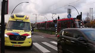 Fietser ernstig gewond na ongeluk met tram [upl. by Jordans]