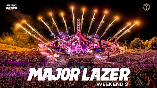 Major Lazer Drops Only  Tomorrrowland Belgium 2022  Mainstage WEEK 3 [upl. by Whallon]