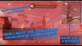 How I beat the Assistant Manager in 34 Seconds  Grounded 10 Black Ant Hill Lab [upl. by Darren]