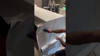 WorkTop Vinyl Wrap JLT Dubai vinylwrap interiordesign diy architecture [upl. by Kala]