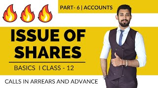 Issue of Shares  Calls in arrears and advance  Class 12  Accounts  Part 6 [upl. by Seni]