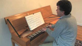 WF Bach Sonate C  Siebe Henstra clavichord [upl. by Lanfri]