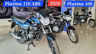 2024 New Bajaj Platina 110 ABS and Drum model  Platina 100cc Bs6 सबसे सस्ती और दमदार [upl. by Ahsieni]