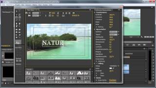 Kriechtitel erzeugen  Adobe Premiere Pro CS6 [upl. by Nivets]