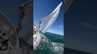 Contessa 32 Fingold Upwind Sailing in Perfect Conditions [upl. by Tertia]