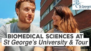 Biomedical Sciences at St Georges Campus Tour University London  Atousa [upl. by Lucio638]