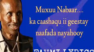 Shay mire dacar FAHMI LYRICS [upl. by Bala68]