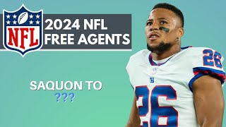 NFL Free Agency Predictions Rumors amp News 2024 OFFENSIVE PLAYERS [upl. by Rubinstein]