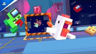 Crossy Road Castle  The Chicken Among Us Update Trailer  PS5 Games [upl. by Odlopoel]