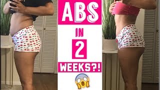 Abs in 2 weeks I did Chloe Tings Ab workouts [upl. by Whitford]