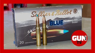 AMMO TEST Sellier amp Bellot BLUE eXergy 180grain nonlead [upl. by Thain521]