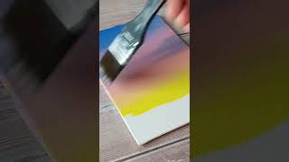 Simple amp easy tree painting ideas for 5x7quot mini canvas artidea aestheticpainting paintingvideo [upl. by Ardnahc]