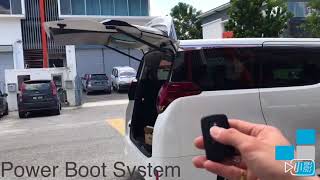 Toyota Vellfire amp Alphard 2015 Auto Boot System [upl. by Aniale]