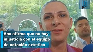 🎙🚨 Ana Guevara afirma que no hay injusticia con el equipo de natación artística 🎙🚨 [upl. by Inan]