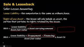 IFRS 16 Lease Accounting SCPARC Part 3 LEASEBACK [upl. by Sass]