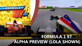 Formula 1 97 Alpha Footage Featuring Lola Mastercard Team [upl. by Admana68]