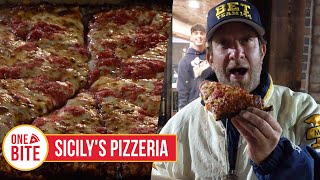 Barstool Pizza Review  Sicilys Pizzeria Detroit MI [upl. by Kurtis304]