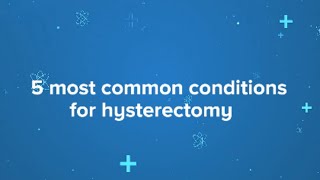 5 Reasons for Hysterectomy  Dr Amita Shah [upl. by Ystap843]