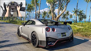 Nissan GTR R35 Nismo  The Crew Motorfest  Steering Wheel Gameplay [upl. by Arriet162]