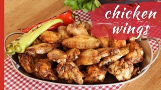 Easy Oven Grilled CHICKEN WINGS [upl. by Tapes757]