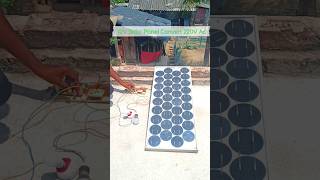 Solar Power Converter 220V Ac  Solar Panel To 220v Ac shorts solarsystem solarenergy [upl. by Eekaz]