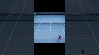 Top Spin 2K25 Federer Long Rally Drop Shot And Forehand Passing Shot vs Medvedev Online shorts [upl. by Caritta]