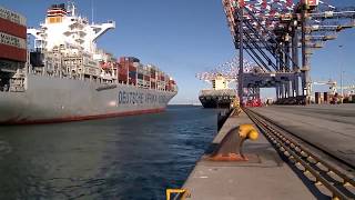 MoorMaster™ automated mooring at a container terminal [upl. by Lissi977]