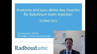 ICCNMI2021 Anatomy and scan demo of the cervical muscles for chemodenervation in cervical dystonia [upl. by Aynnek739]