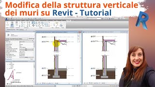 Modifica della struttura verticale dei muri  Revit Tutorial [upl. by Aimil]