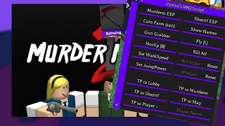 MURDER MYSTERY OP GUI  PASTEBIN 2021  AUTOFARM ESP AND MORE [upl. by Acsecnarf]