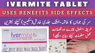 Ivermite 6mg Tablet Uses In Urdu  Ivermite 6mg Tablet For Lice  Ivermite 6mg Tablet For Scabies [upl. by Ylrebmit]