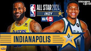 2024 NBA AllStar Game West vs East Live Stream PlayByPlay amp Scoreboard NBAAllStar [upl. by Annawik]