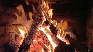 COZY FIREPLACE 4K AMBIENCE NO MUSIC🔥 FIREPLACE WITH CRACKLING SOUNDS 10 HOURS [upl. by Idnor]