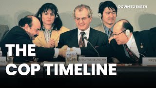 COP Timeline How climate negotiations have evolved over the years [upl. by Eednac]