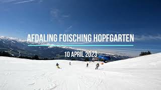 SkiWelt Hopfgarten Afdaling Foisching 10 april 2023 [upl. by Ayoral500]