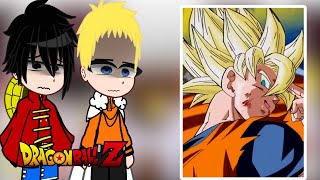 Animes React To Dragon Ball  Tribute to Akira Toriyama  Gacha React [upl. by Peppie]